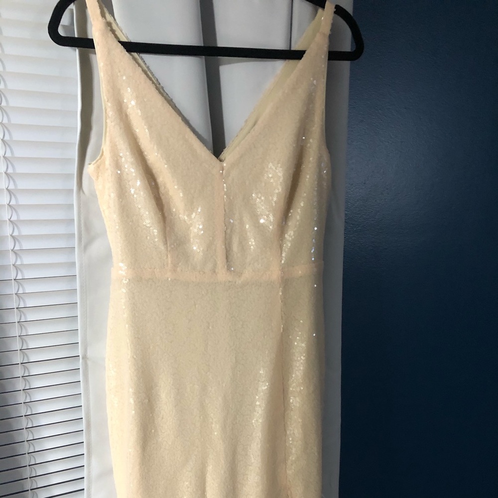Made Of Starlight Light Blush Sequin Bodycon